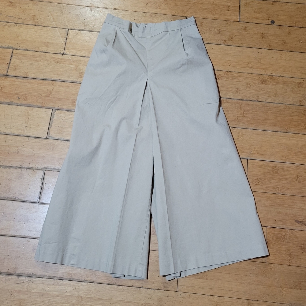 Ecru Lab Women's Tan Cotton Cullottes Size S
